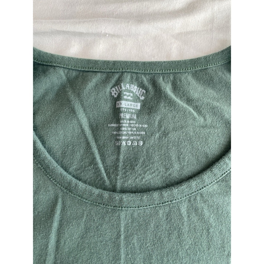 Billabong Tailored Tank Top Mens 2XL Hawaii Sleeveless Shirt Surf Beach Green - Picture 4 of 11